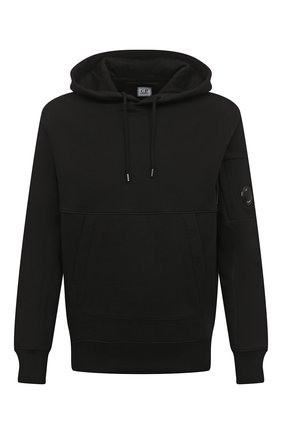 Мужской хлопковое худи C.P. COMPANY черного цвета по цене 25200 руб., арт. 12CMSS023A-005086W | Фото 1 Мужской хлопковое худи C.P. COMPANY черного цвета, арт. 12CMSS023A-005086W | Фото 1 (Материал внешний: Хлопок; Рукава: Длинные; Длина (для топов): Стандартные; Мужское Кросс-КТ: Худи-одежда; Принт: Без принта; Стили: Спорт-шик)