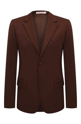 Мужской шерстяной пиджак VALENTINO коричневого цвета по цене 231500 руб., арт. XV0CED80804 | Фото 1