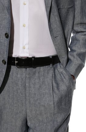 Мужской кожаный ремень CORNELIANI черного цвета по цене 26200 руб., арт. 89V301-2120830/00 | Фото 2 Мужской кожаный ремень CORNELIANI черного цвета, арт. 89V301-2120830/00 | Фото 2 (Случай: Формальный; Материал: Натуральная кожа)