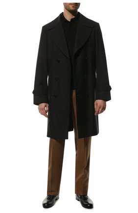 Мужские кожаные лоферы TOM FORD черного цвета, арт. J1343G-LCL242 | Фото 2 (Материал внешний: Кожа; Материал внутренний: Натуральная кожа; Стили: Кэжуэл)