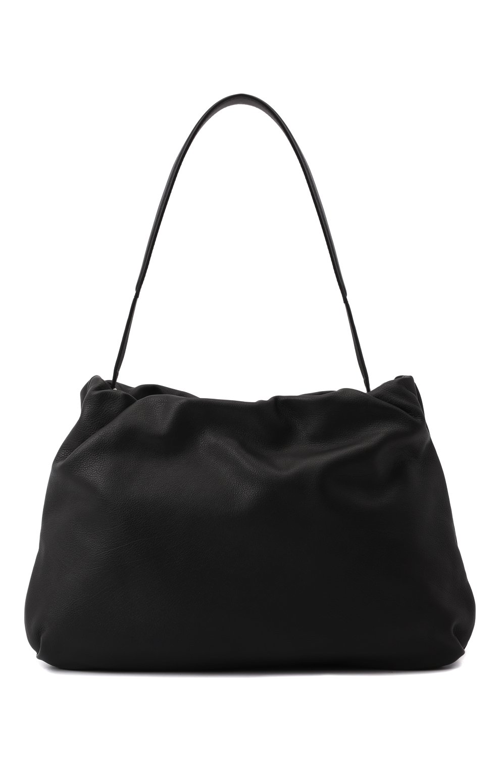 Женская сумка bourse THE ROW черного цвета, арт. W1307L97 | Фото 1 (Сумки-технические: Сумки top-handle; Размер: medium; Материал: Натуральная кожа)
