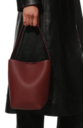 Женский сумка-тоут park THE ROW бордового цвета, арт. W1314L129 | Фото 2 (Размер: small; Материал: Натуральная кожа; Сумки-технические: Сумки-шопперы)