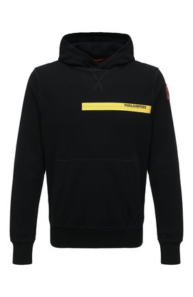 Мужской хлопковое худи PARAJUMPERS черного цвета по цене 28800 руб., арт. 22SM-PM FLE IF02/TAPE | Фото 1 Мужской хлопковое худи PARAJUMPERS черного цвета, арт. 22SM-PM FLE IF02/TAPE | Фото 1 (Материал внешний: Хлопок; Длина (для топов): Стандартные; Рукава: Длинные; Мужское Кросс-КТ: Худи-одежда; Принт: С принтом; Стили: Спорт-шик)