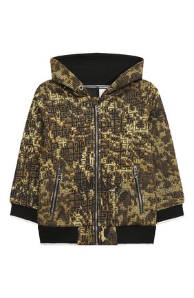 Детский хлопковая толстовка GIVENCHY хаки цвета по цене 33800 руб., арт. H05200 | Фото 1 Детский хлопковая толстовка GIVENCHY хаки цвета, арт. H05200 | Фото 1 (Кросс-КТ НВ: Толстовки)