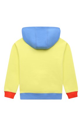 Детский хлопковое худи MARC JACOBS (THE) желтого цвета по цене 13600 руб., арт. W25522 | Фото 2 Детский хлопковое худи MARC JACOBS (THE) желтого цвета, арт. W25522 | Фото 2 (Рукава: Длинные; Материал внешний: Хлопок; Мальчики Кросс-КТ: Худи-одежда)