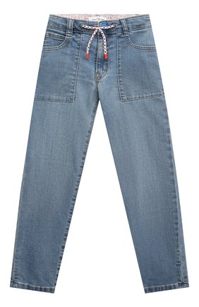 Детские джинсы MARC JACOBS (THE) голубого цвета, арт. W24252 | Фото 1 (Материал внешний: Хлопок; Детали: На резинке; Ростовка одежда: 9 лет | 134 см, 18 мес | 86 см, 2 года | 92 см, 3 года | 98 см, 4 года | 104 см, 5 лет | 110 см, 7 лет | 122 см)