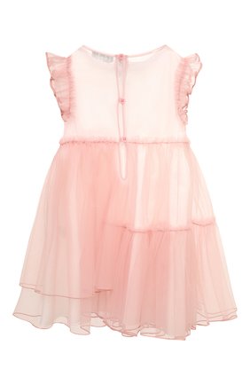 Женский хлопковое платье IL GUFO розового цвета, арт. P22VM674H0018/12M-18M | Фото 2