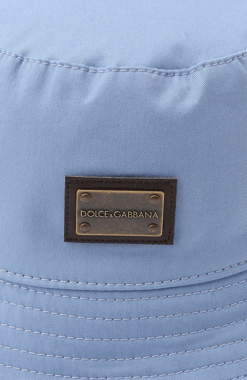 Детская хлопковая панама DOLCE & GABBANA голубого цвета по цене 18800 руб., арт. LB4H42/FUFLL | Фото 3 Детская хлопковая панама DOLCE & GABBANA голубого цвета, арт. LB4H42/FUFLL | Фото 3 (Материал: Текстиль, Хлопок)