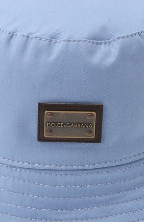 Детская хлопковая панама DOLCE & GABBANA голубого цвета по цене 18800 руб., арт. LB4H42/FUFLL | Фото 3 Детская хлопковая панама DOLCE & GABBANA голубого цвета, арт. LB4H42/FUFLL | Фото 3 (Материал: Текстиль, Хлопок)