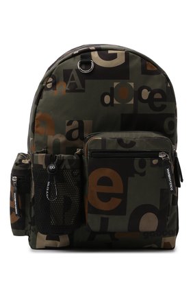 Детская рюкзак DOLCE & GABBANA хаки цвета по цене 75150 руб., арт. EM0105/AT323 | Фото 1 Детская рюкзак DOLCE & GABBANA хаки цвета, арт. EM0105/AT323 | Фото 1 (Материал: Текстиль)