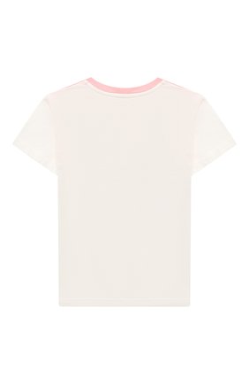 Детский хлопковая футболка GUCCI розового цвета, арт. 548034/XJD0A | Фото 2 (Кросс-КТ НВ: Футболка)