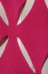 Женский шерстяной пуловер VALENTINO фуксия цвета, арт. XB0KC27X6R2 | Фото 5 (Материал внешний: Шерсть; Рукава: Длинные; Длина (для топов): Стандартные; Женское Кросс-КТ: Пуловер-одежда; Стили: Романтичный)