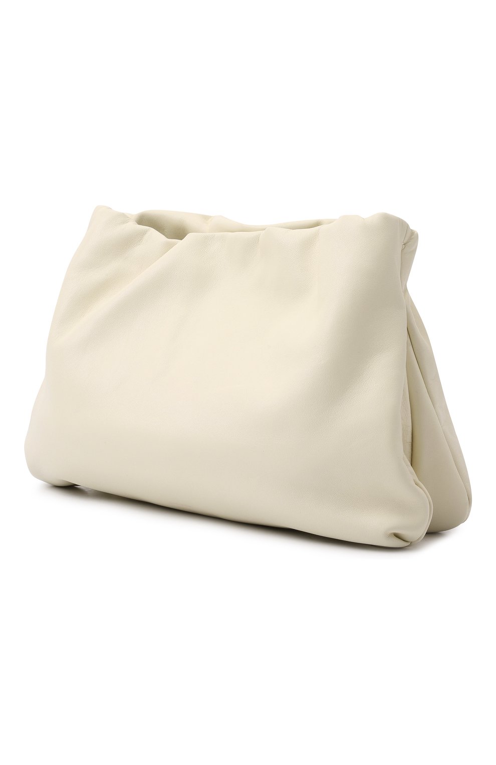 Женская сумка bourse THE ROW кремвого цвета, арт. W1307L108 | Фото 4 (Сумки-технические: Сумки top-handle; Размер: medium; Материал: Натуральная кожа)
