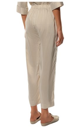 Женская пижама из вискозы и шелка ZIMMERLI бежевого цвета по цене 33850 руб., арт. 5149-39072 | Фото 5 Женская пижама из вискозы и шелка ZIMMERLI бежевого цвета, арт. 5149-39072 | Фото 5 (Длина Ж (юбки, платья, шорты): Мини; Длина (брюки, джинсы): Стандартные; Длина (для топов): Стандартные; Материал внешний: Вискоза; Рукава: 3/4)