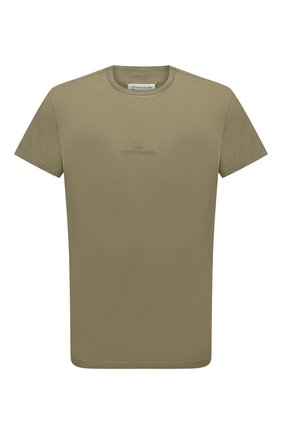 Мужская хлопковая футболка MAISON MARGIELA хаки цвета по цене 31600 руб., арт. S50GC0669/S23525 | Фото 1 Мужская хлопковая футболка MAISON MARGIELA хаки цвета, арт. S50GC0669/S23525 | Фото 1 (Рукава: Короткие; Материал внешний: Хлопок; Длина (для топов): Стандартные; Принт: Без принта; Стили: Милитари)