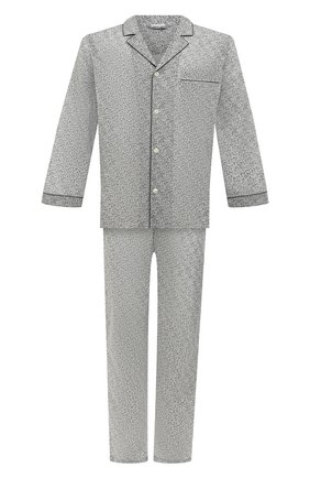 Мужская хлопковая пижама ZIMMERLI серого цвета по цене 39500 руб., арт. 4763-75001 | Фото 1