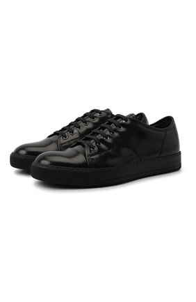 Мужские кожаные кеды dbb1 LANVIN черного цвета по цене 59400 руб., арт. FM-SKDBB1-SPAZ-P22 | Фото 1 Мужские кожаные кеды dbb1 LANVIN черного цвета, арт. FM-SKDBB1-SPAZ-P22 | Фото 1 (Материал внешний: Кожа; Материал внутренний: Натуральная кожа; Материал утеплителя: Без утеплителя; Стили: Классический)