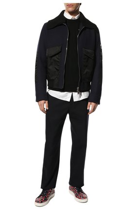 Мужские кожаные кеды dbb1 LANVIN разноцветного цвета по цене 43650 руб., арт. FM-SKDBB1-JLTE-P22 | Фото 2 Мужские кожаные кеды dbb1 LANVIN разноцветного цвета, арт. FM-SKDBB1-JLTE-P22 | Фото 2 (Материал внутренний: Натуральная кожа; Материал внешний: Кожа; Материал утеплителя: Без утеплителя; Стили: Классический)