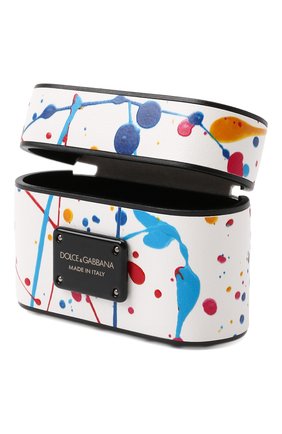 Кожаный чехол для airpods pro DOLCE & GABBANA белого цвета по цене 22550 руб., арт. BP2816/AQ276 | Фото 3 Кожаный чехол для airpods pro DOLCE & GABBANA белого цвета, арт. BP2816/AQ276 | Фото 3 (Материал: Натуральная кожа; Женское Кросс-КТ: Кожа AirPods)
