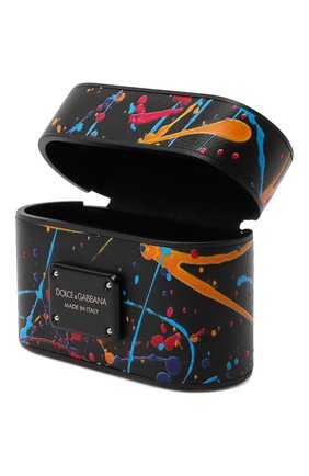 Кожаный чехол для airpods pro DOLCE & GABBANA черного цвета по цене 22550 руб., арт. BP2816/AQ276 | Фото 3 Кожаный чехол для airpods pro DOLCE & GABBANA черного цвета, арт. BP2816/AQ276 | Фото 3 (Материал: Натуральная кожа; Женское Кросс-КТ: Кожа AirPods)