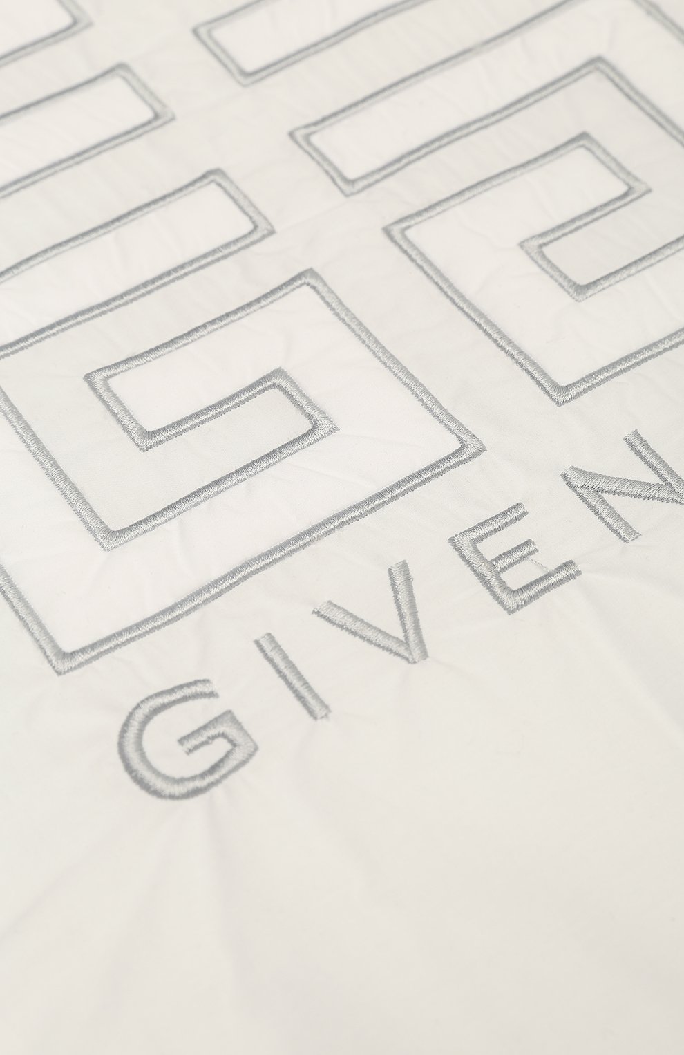 Детского хлопковый плед GIVENCHY белого цвета по цене 0 руб., арт. H90116 | Фото 2 Детского хлопковый плед GIVENCHY белого цвета, арт. H90116 | Фото 2