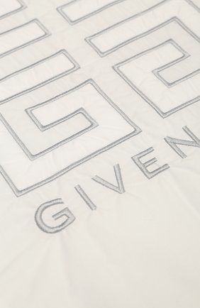 Детского хлопковый плед GIVENCHY белого цвета по цене 0 руб., арт. H90116 | Фото 2 Детского хлопковый плед GIVENCHY белого цвета, арт. H90116 | Фото 2