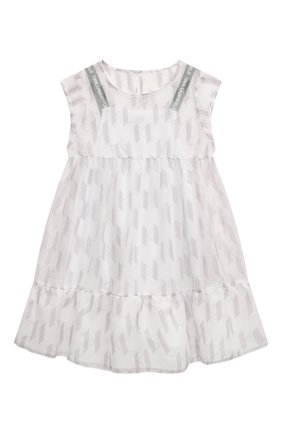 Детское платье KARL LAGERFELD KIDS белого цвета по цене 17800 руб., арт. Z12212 | Фото 1 Детское платье KARL LAGERFELD KIDS белого цвета, арт. Z12212 | Фото 1 (Материал внешний: Синтетический материал; Материал подклада: Вискоза; Рукава: Короткие; Девочки Кросс-КТ: Платье-одежда; Случай: Повседневный; Ростовка одежда: 9 лет | 134 см, 12 лет | 152 см, 13 - 15 лет | 158 см, 16 лет | 164 см, 5 лет | 110 см, 7 лет | 122 см)
