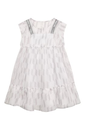 Детское платье KARL LAGERFELD KIDS белого цвета по цене 17800 руб., арт. Z12212 | Фото 2 Детское платье KARL LAGERFELD KIDS белого цвета, арт. Z12212 | Фото 2 (Материал внешний: Синтетический материал; Материал подклада: Вискоза; Рукава: Короткие; Девочки Кросс-КТ: Платье-одежда; Случай: Повседневный; Ростовка одежда: 9 лет | 134 см, 12 лет | 152 см, 13 - 15 лет | 158 см, 16 лет | 164 см, 5 лет | 110 см, 7 лет | 122 см)