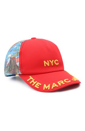 Детская хлопковая бейсболка MARC JACOBS (THE) красного цвета по цене 6500 руб., арт. W21022 | Фото 1 Детская хлопковая бейсболка MARC JACOBS (THE) красного цвета, арт. W21022 | Фото 1 (Материал: Текстиль, Хлопок)