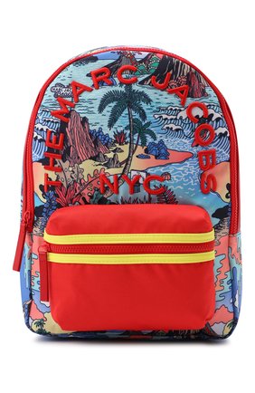 Детская рюкзак MARC JACOBS (THE) красного цвета, арт. W20073 | Фото 1 (Материал: Текстиль)