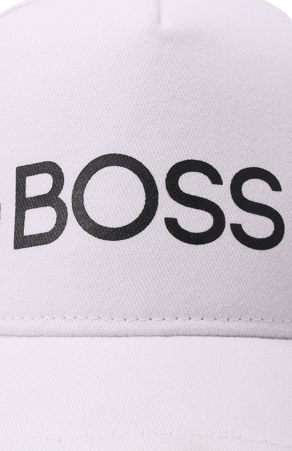 Детская хлопковая бейсболка BOSS белого цвета по цене 5000 руб., арт. J21247 | Фото 3 Детская хлопковая бейсболка BOSS белого цвета, арт. J21247 | Фото 3 (Материал: Текстиль, Хлопок)