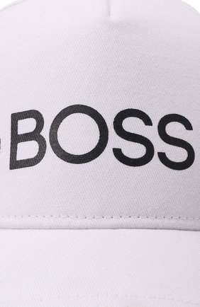 Детская хлопковая бейсболка BOSS белого цвета по цене 5000 руб., арт. J21247 | Фото 3 Детская хлопковая бейсболка BOSS белого цвета, арт. J21247 | Фото 3 (Материал: Текстиль, Хлопок)