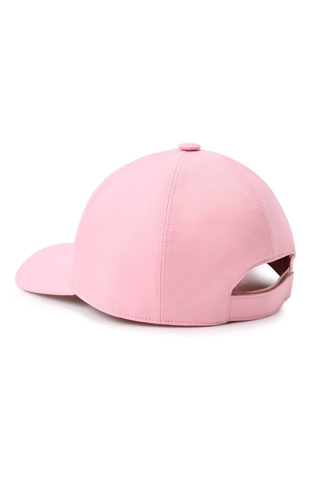Детская бейсболка LORO PIANA розового цвета, арт. FAE8580 | Фото 2 (Материал: Текстиль, Синтетический материал)