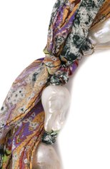 Женское колье CHLOÉ разноцветного цвета, арт. CHC22SF015SRN | Фото 4 (Материал: Текстиль, Жемчуг)
