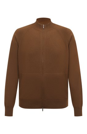Мужской кашемировый кардиган LORO PIANA коричневого цвета по цене 254500 руб., арт. FAM3416 | Фото 1 Мужской кашемировый кардиган LORO PIANA коричневого цвета, арт. FAM3416 | Фото 1 (Материал внешний: Шерсть, Кашемир; Рукава: Длинные; Длина (для топов): Стандартные; Мужское Кросс-КТ: Кардиган-одежда; Стили: Кэжуэл)
