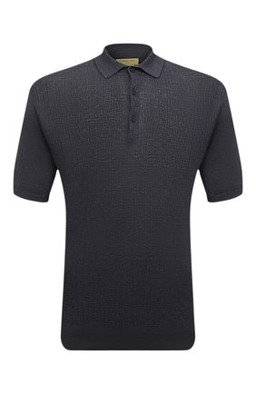 Мужское льняное поло CORNELIANI темно-синего цвета по цене 44350 руб., арт. 89M572-2125146/00 | Фото 1 Мужское льняное поло CORNELIANI темно-синего цвета, арт. 89M572-2125146/00 | Фото 1 (Длина (для топов): Стандартные; Рукава: Короткие; Материал внешний: Лен; Застежка: Пуговицы; Кросс-КТ: Трикотаж; Стили: Кэжуэл)