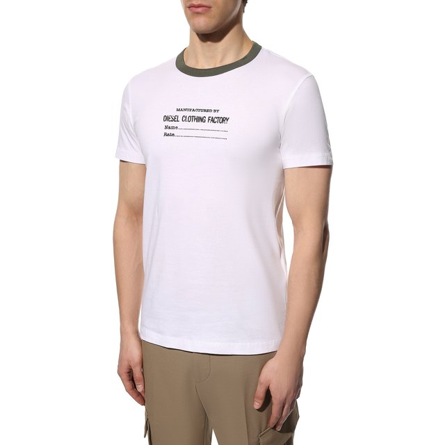 фото Хлопковая футболка diesel