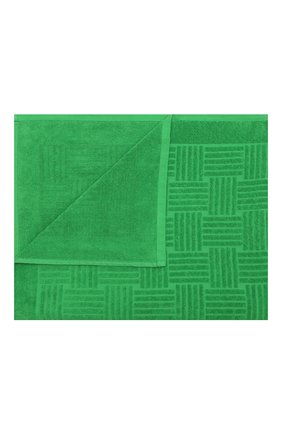 Мужские хлопковое полотенце BOTTEGA VENETA зеленого цвета, арт. 651118/4V106 | Фото 1 (Материал: Текстиль, Хлопок)