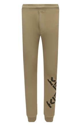 Мужские хлопковые джоггеры kenzo sport KENZO бежевого цвета по цене 24250 руб., арт. FB65PA7174MS | Фото 1 Мужские хлопковые джоггеры kenzo sport KENZO бежевого цвета, арт. FB65PA7174MS | Фото 1 (Материал внешний: Хлопок; Длина (брюки, джинсы): Стандартные; Силуэт М (брюки): Джоггеры; Стили: Спорт-шик)