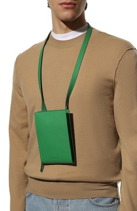 Мужской кожаный футляр le gadju JACQUEMUS зеленого цвета по цене 49950 руб., арт. 225SL029-3037 | Фото 2 Мужской кожаный футляр le gadju JACQUEMUS зеленого цвета, арт. 225SL029-3037 | Фото 2 (Материал: Натуральная кожа; Кросс-КТ: обложки и футляры)