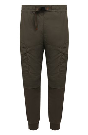 Мужские хлопковые джоггеры PARAJUMPERS хаки цвета по цене 30750 руб., арт. 22SM-PM PAN RE04/0SAGE | Фото 2 Мужские хлопковые джоггеры PARAJUMPERS хаки цвета, арт. 22SM-PM PAN RE04/0SAGE | Фото 2 (Материал внешний: Хлопок; Длина (брюки, джинсы): Стандартные; Силуэт М (брюки): Джоггеры, Карго; Стили: Милитари)