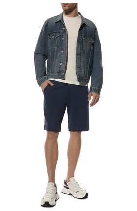 Мужские хлопковые шорты PARAJUMPERS темно-синего цвета по цене 22600 руб., арт. 22SM-PM PAN BF05/C0LT0N | Фото 2 Мужские хлопковые шорты PARAJUMPERS темно-синего цвета, арт. 22SM-PM PAN BF05/C0LT0N | Фото 2 (Длина Шорты М: До колена; Материал внешний: Хлопок; Кросс-КТ: Трикотаж; Принт: Без принта; Стили: Спорт-шик; Случай: Повседневный)