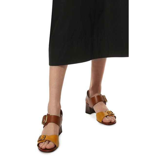 фото Кожаные босоножки tod’s