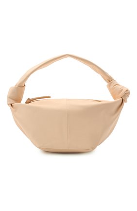 Женская сумка double knot mini BOTTEGA VENETA бежевого цвета, арт. 629635/V1BW0 | Фото 1 (Материал: Натуральная кожа; Размер: mini; Сумки-технические: Сумки top-handle)
