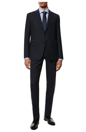 Мужская хлопковая сорочка CORNELIANI голубого цвета по цене 22550 руб., арт. 89P100-2111231/00 | Фото 2 Мужская хлопковая сорочка CORNELIANI голубого цвета, арт. 89P100-2111231/00 | Фото 2 (Материал внешний: Хлопок; Рукава: Длинные; Длина (для топов): Стандартные; Случай: Формальный; Стили: Классический; Принт: Однотонные; Рубашки М: Regular Fit; Манжеты: На пуговицах; Воротник: Акула)