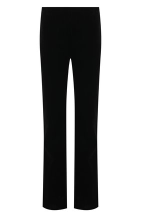 Мужские брюки SAINT LAURENT черного цвета, арт. 691722/Y525R | Фото 1 (Материал внешний: Растительное волокно, Купро, Вискоза; Длина (брюки, джинсы): Стандартные; Материал подклада: Шелк; Стили: Гламурный; Случай: Вечерний)