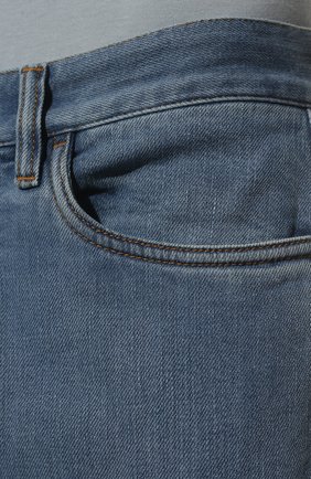 Мужские джинсы LORO PIANA голубого цвета, арт. FAM2620 | Фото 5 (Силуэт М (брюки): Прямые; Кросс-КТ: Деним; Длина (брюки, джинсы): Стандартные; Материал внешний: Хлопок, Деним; Стили: Кэжуэл)