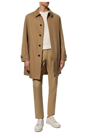 Мужская хлопковая футболка CORNELIANI кремвого цвета по цене 12350 руб., арт. 89G586-2125006/00 | Фото 2 Мужская хлопковая футболка CORNELIANI кремвого цвета, арт. 89G586-2125006/00 | Фото 2 (Длина (для топов): Стандартные; Рукава: Короткие; Материал внешний: Хлопок; Принт: Без принта; Стили: Кэжуэл)