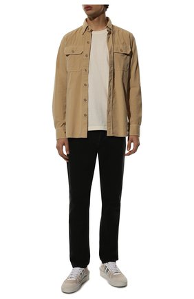Мужская хлопковая рубашка TOM FORD бежевого цвета по цене 68400 руб., арт. 3FT499/94UDAN | Фото 2 Мужская хлопковая рубашка TOM FORD бежевого цвета, арт. 3FT499/94UDAN | Фото 2 (Материал внешний: Хлопок; Рукава: Длинные; Длина (для топов): Стандартные; Случай: Повседневный; Стили: Кэжуэл; Принт: Однотонные; Манжеты: На пуговицах; Воротник: Button down)