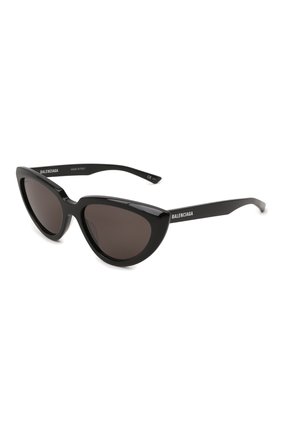 Женские солнцезащитные очки BALENCIAGA черного цвета, арт. BB0182S 001 | Фото 1 (Тип очков: С/з; Оптика Гендер: оптика-женское; Очки форма: Cat-eye)
